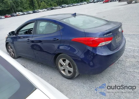 2013 Hyundai Elantra Gls z USA, uszkodzony, nr VIN 5NPDH4AE6DH249391